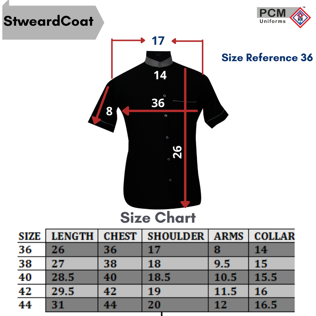 Steward Coat 103 (Red Collar)