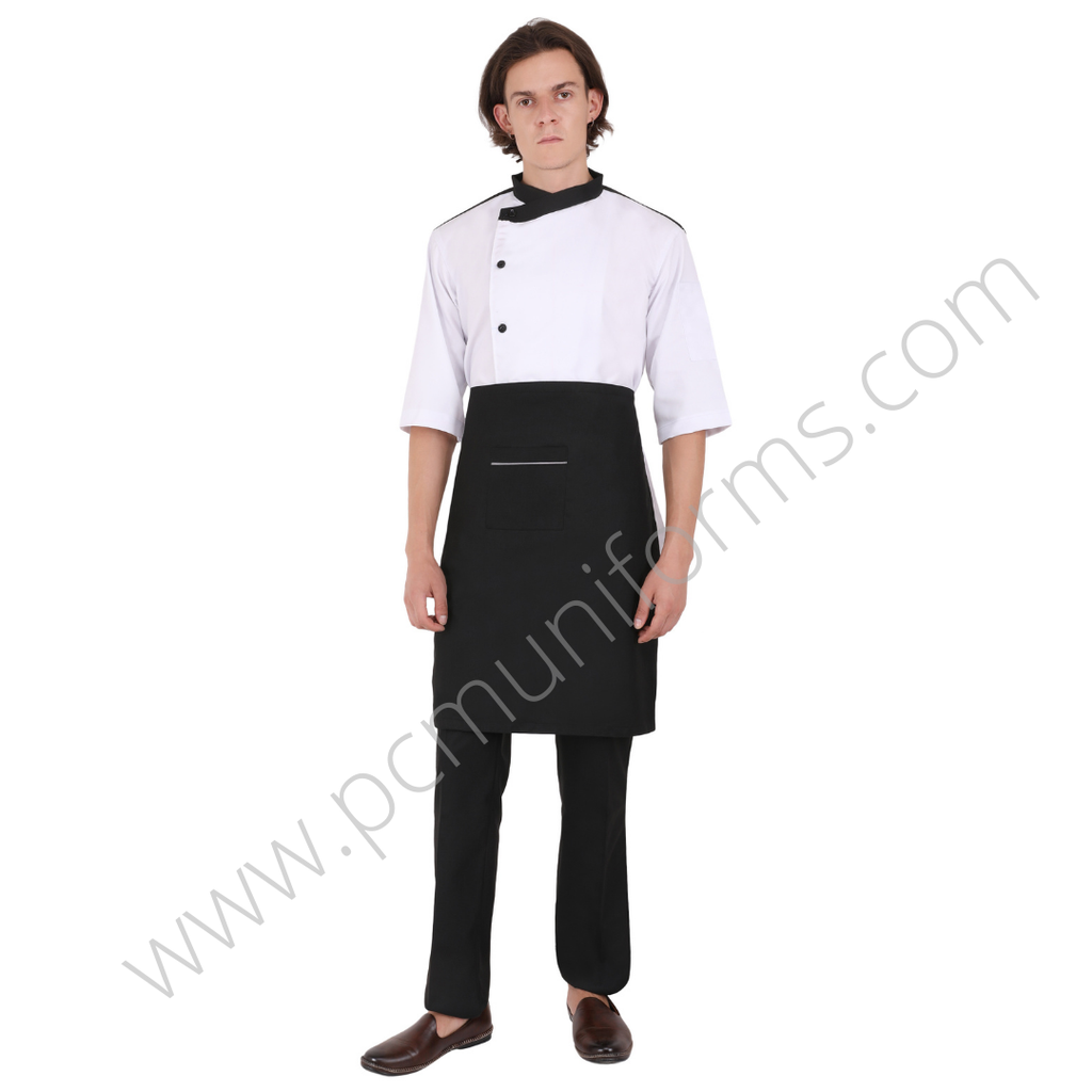Apron 104 (Grey Strips)