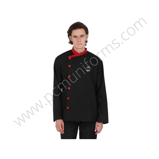 Chef Coat 106 (Red Borders)